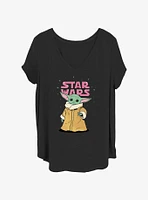 Star Wars The Mandalorian Child Grogu Girls T-Shirt Plus