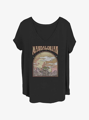 Star Wars The Mandalorian Nouveau Girls T-Shirt Plus