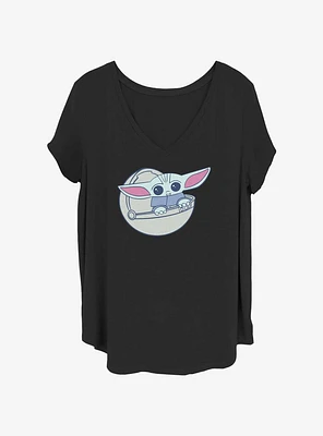 Star Wars The Mandalorian Cool Grogu Girls T-Shirt Plus