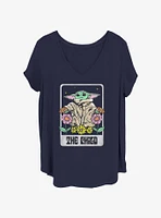 Star Wars The Mandalorian Child Floral Girls T-Shirt Plus