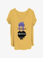 Beetlejuice I Myself Am Strange And Unusual Girls T-Shirt Plus