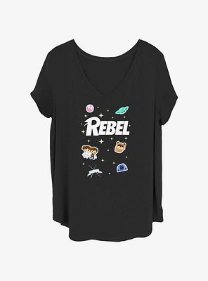 Star Wars Rebel Dust Girls T-Shirt Plus