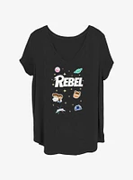 Star Wars Rebel Dust Girls T-Shirt Plus