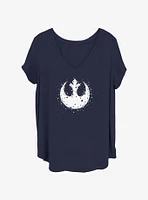 Star Wars Rebel Stars Girls T-Shirt Plus