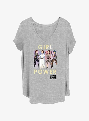 Star Wars Girl Power Girls T-Shirt Plus