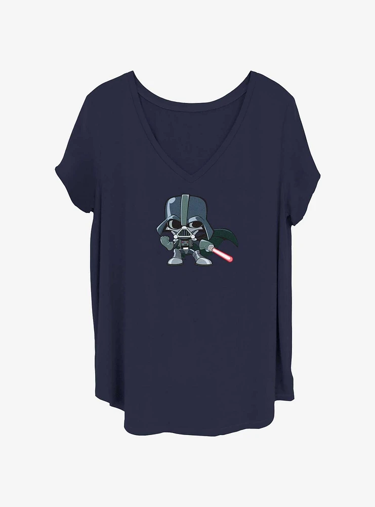 Star Wars Comic Vader Girls T-Shirt Plus