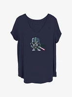 Star Wars Comic Vader Girls T-Shirt Plus