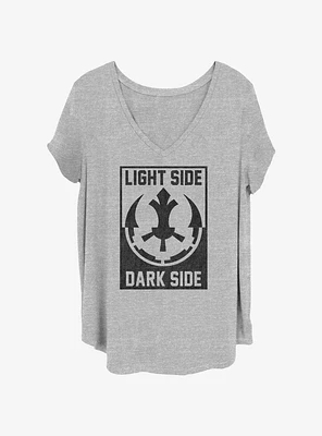 Star Wars Light Side, Dark Side Girls T-Shirt Plus