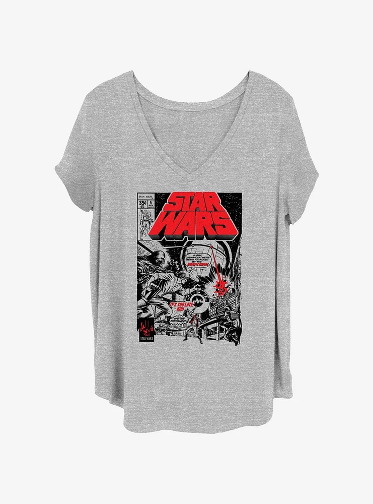 Star Wars Too Late Girls T-Shirt Plus