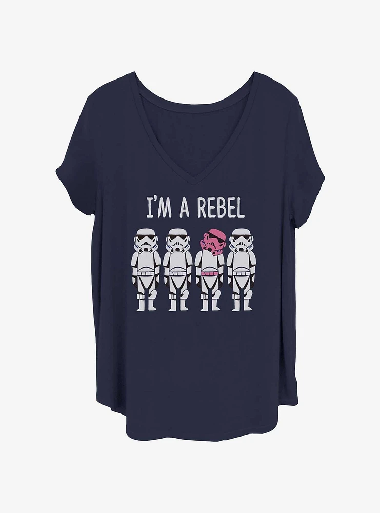 Star Wars I'm A Rebel Girls T-Shirt Plus