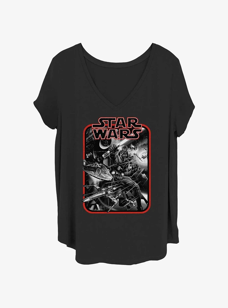 Star Wars Vader Strike Girls T-Shirt Plus