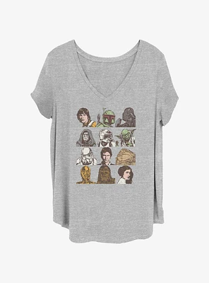 Star Wars Group Poses Girls T-Shirt Plus