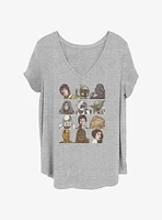 Star Wars Group Poses Girls T-Shirt Plus