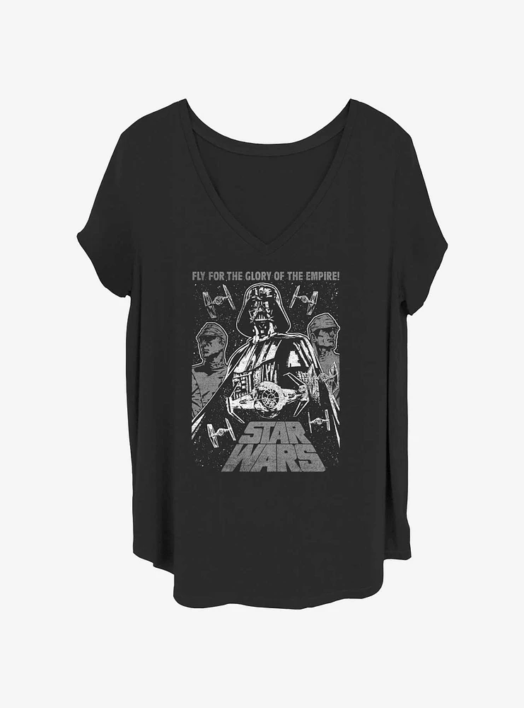 Star Wars Fly Or Die Girls T-Shirt Plus