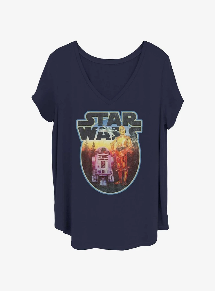 Star Wars Summer Sunset Girls T-Shirt Plus