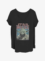 Star Wars Yoda Square Girls T-Shirt Plus