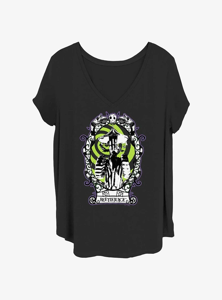 Beetlejuice Framed Girls T-Shirt Plus