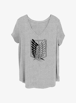 Attack on Titan Scout Regiment Girls T-Shirt Plus