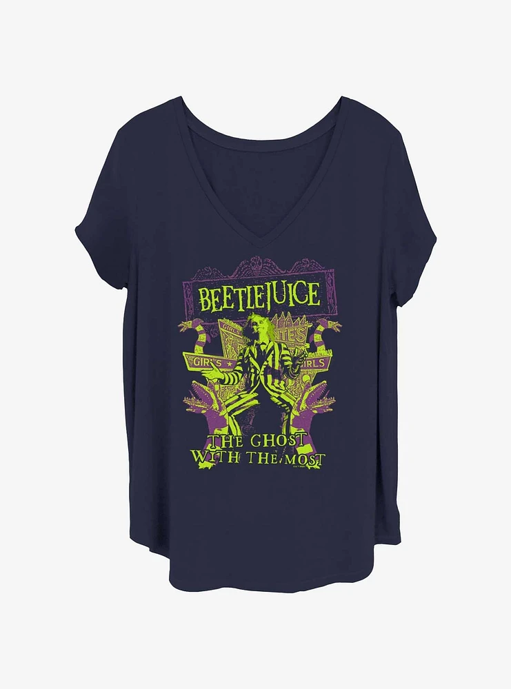 Beetlejuice Welcome Girls T-Shirt Plus