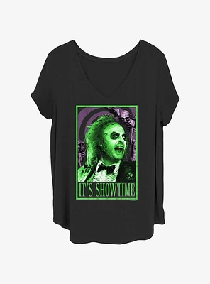 Beetlejuice Showtime Box Girls T-Shirt Plus