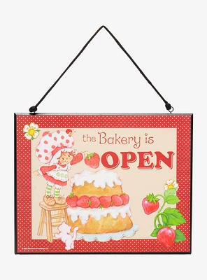 Strawberry Shortcake Bakery Open & Closed Double Sided Wall Sign