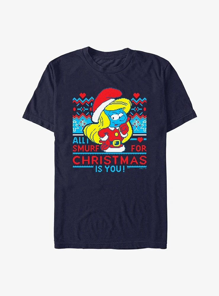 The Smurfs Smurf For Chrismas T-Shirt