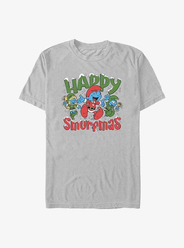 The Smurfs Happy Smurfmas T-Shirt