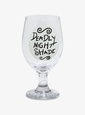 The Nightmare Before Christmas Deadly Nightshade Glow-In-The-Dark Glass