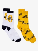 Corona Logo Crew Socks 2 Pair