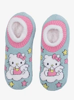 Hello Kitty Cloud Star Cozy Slipper Socks