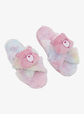 Care Bears Pastel Ombre Fuzzy Slippers