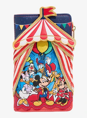 Loungefly Disney Mickey & Friends Circus Tent Wallet - BoxLunch Exclusive