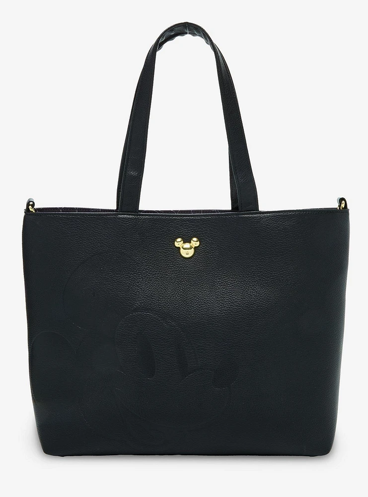 Loungefly Disney Mickey Mouse Debossed Portrait Tote Bag - BoxLunch Exclusive