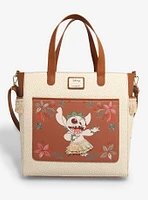 Loungefly Disney Lilo & Stitch Hula Stitch Floral Convertible Tote Bag - BoxLunch Exclusive