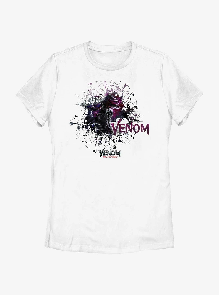 Marvel Venom: The Last Dance Venom Splatter Womens T-Shirt