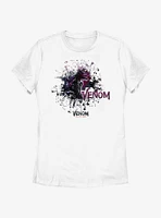 Marvel Venom: The Last Dance Venom Splatter Womens T-Shirt