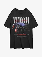 Marvel Venom Cowboy Symbiote Girls Oversized T-Shirt