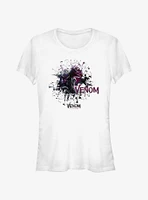 Marvel Venom Splash Girls T-Shirt