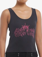 Scene Queen Logo Girls Ribbed Tank Top