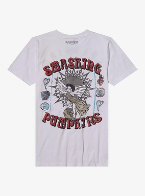 The Smashing Pumpkins Angel & Devil Relaxed Fit Girls T-Shirt