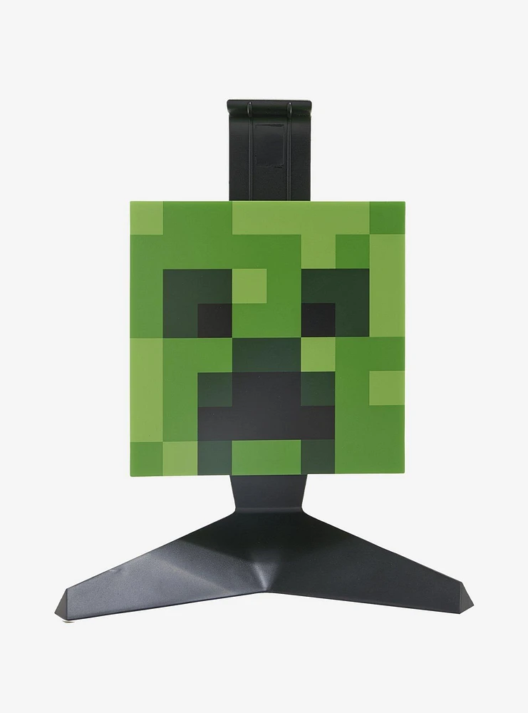 Minecraft Creeper Head Light & Headphones Stand