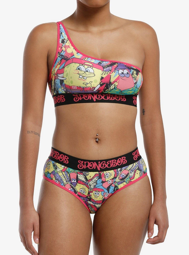 SpongeBob SquarePants Dio Graffiti Bra & Panty Set