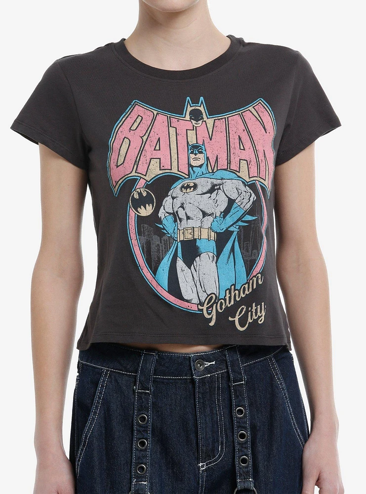 DC Comics Batman Retro Girls Skimmer T-Shirt