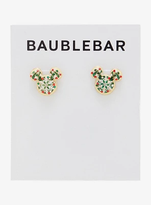 Baublebar Disney Mickey Mouse Snowflake Silhouette Earrings