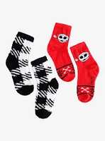 The Nightmare Before Christmas Jack Fuzzy Socks 2 Pair