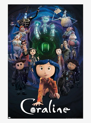 Coraline Characters Poster