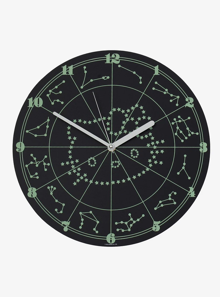 Hello Kitty Zodiac Glow-In-The-Dark Wall Clock