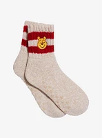 Disney Winnie The Pooh Varsity Stripe Cozy Slipper Socks