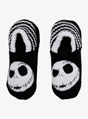 The Nightmare Before Christmas Jack Stripe Cozy Slipper Socks