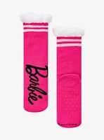 Barbie Pink Cozy Slipper Socks